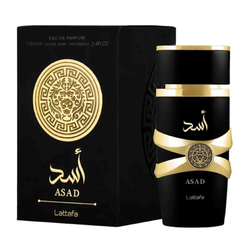 ادو پرفیوم مردانه لطافه مدل اسد حجم 100 میلی‌لیتر