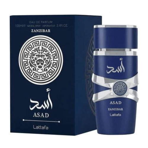 ادو پرفیوم مردانه لطافه مدل اسد زنزیبار حجم 100 میلیلیتر