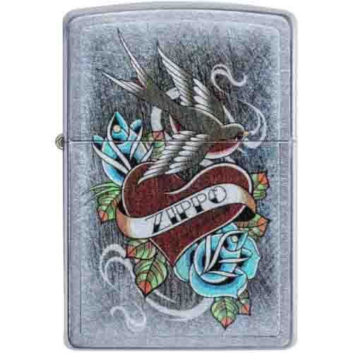 فندک بنزینی زیپو مدل Vintage Tattoo کد 29874