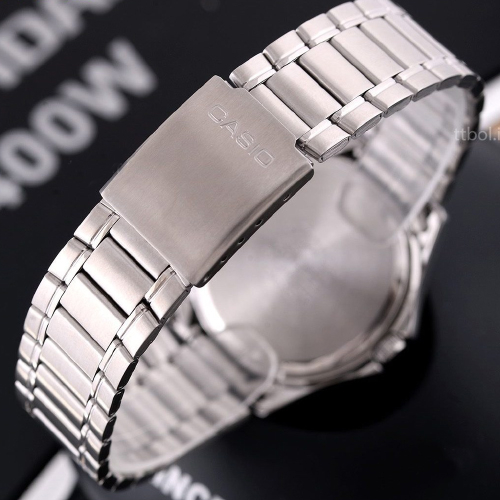 بند استیل ساعت مچی مردانه طرح کاسیو (Casio) مدل صفحه گرد 